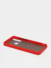 Красный чехол для Huawei Y6P, Хуавей У6П пластиковый матовый с цветными кнопками