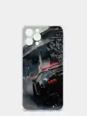 Серый металлик чехол iPhone 12 / 12 Pro, 12 Pro Max, 12 Mini чехол силиконовый с рисунком