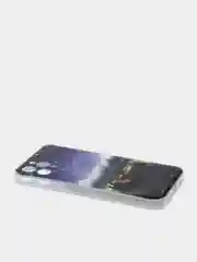 Темно-синий чехол iPhone 12 / 12 Pro, 12 Pro Max, 12 Mini чехол силиконовый с рисунком