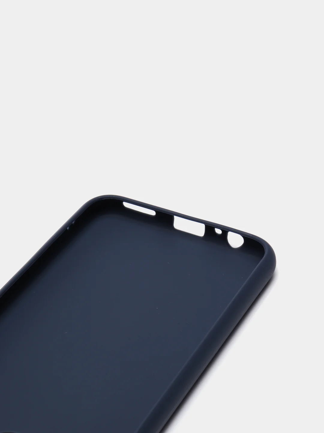 Темно-синий чехол для Honor 9C, Huawei P40 Lite E силиконовый цветной матовый, накладка