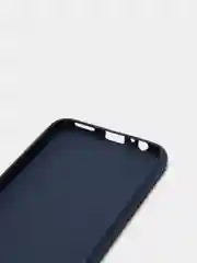 Темно-синий чехол для Honor 9C, Huawei P40 Lite E силиконовый цветной матовый, накладка