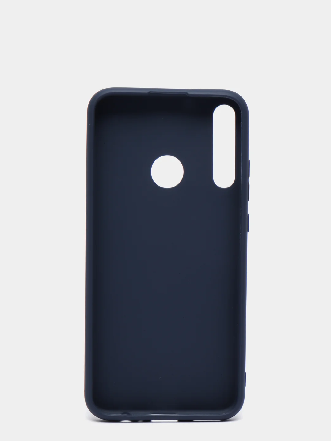 Темно-синий чехол для Honor 9C, Huawei P40 Lite E силиконовый цветной матовый, накладка