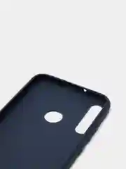 Темно-синий чехол для Honor 9C, Huawei P40 Lite E силиконовый цветной матовый, накладка