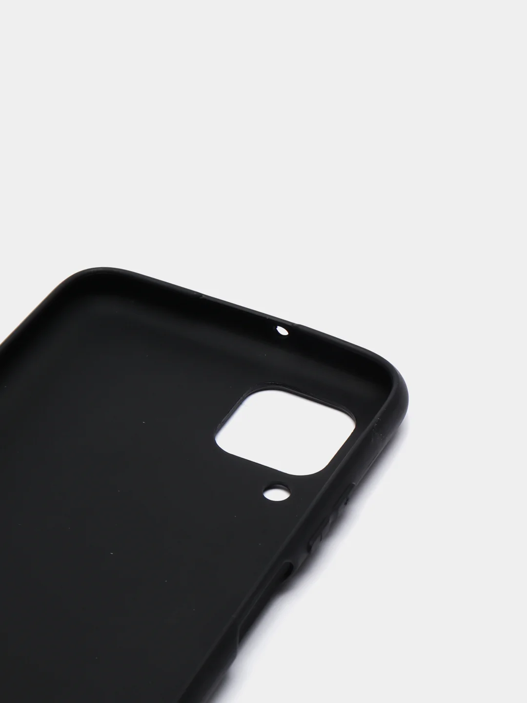 Черный чехол для Huawei P40 Lite, Nova 6 SE, Nova 7i силиконовый цветной матовый
