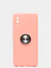 Конфетный чехол Samsung Galaxy A02, Самсунг Галакси А02 силиконовый с кольцом-держателем