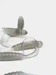 Серебряный силиконовые приманки ACTION PLASTICS Curl Tail Grub 3