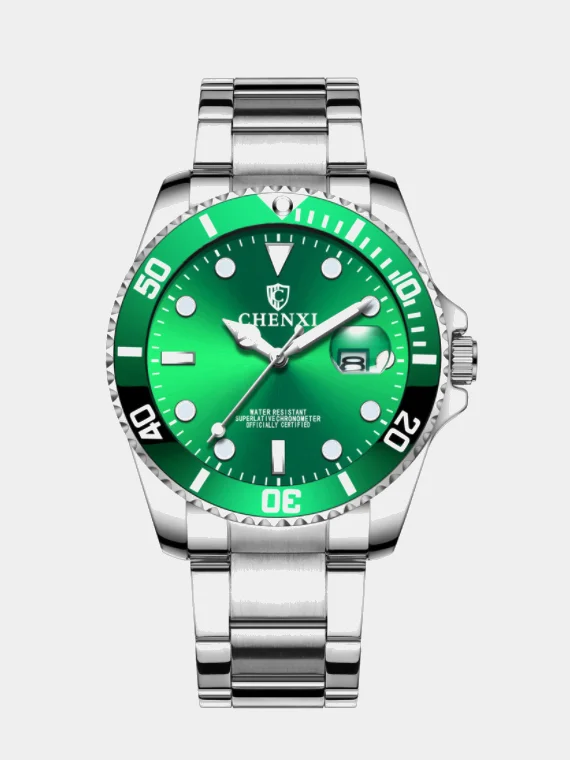 Серебряный часы наручные мужские Chenxi CX-085G