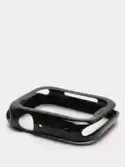 Черный чехол для Apple Watch 38/ 40/ 41/ 42/ 44/ 45 mm, силиконовый