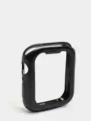 Черный чехол для Apple Watch 38/ 40/ 41/ 42/ 44/ 45 mm, силиконовый