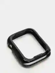 Черный чехол для Apple Watch 38/ 40/ 41/ 42/ 44/ 45 mm, силиконовый