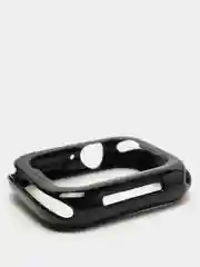 Черный чехол для Apple Watch 38/ 40/ 41/ 42/ 44/ 45 mm, силиконовый