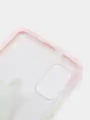 Бежевый меланж чехол Samsung Galaxy A41 (Самсунг Галакси А41) прозрачный плотный с рисунком