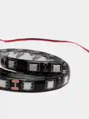 Синий светодиодная подсветка салона в авто, лента 1 м 12V гибкая . Светодиодная LED лента 12V