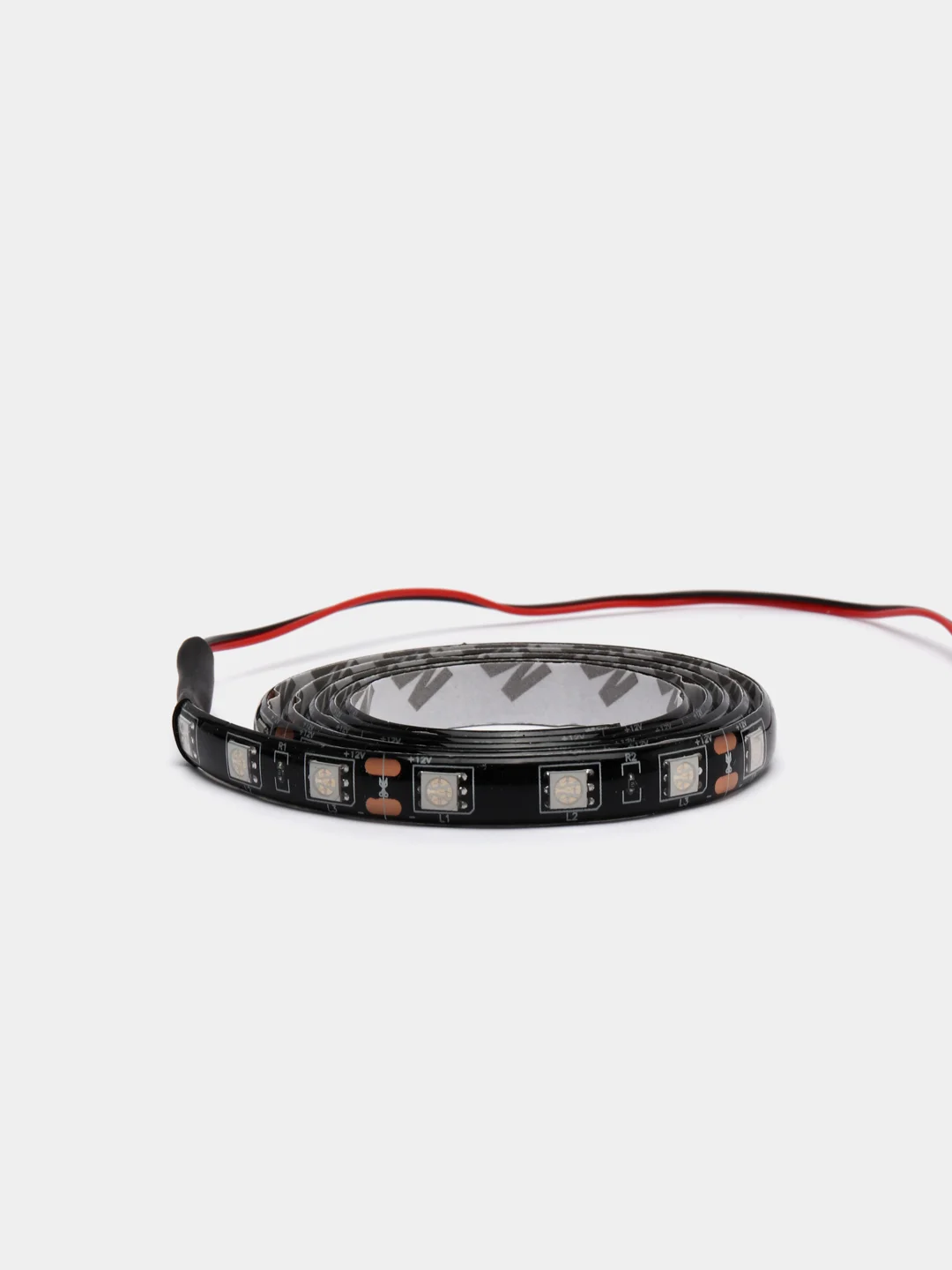 Синий светодиодная подсветка салона в авто, лента 1 м 12V гибкая . Светодиодная LED лента 12V