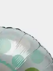 Голубой фольгированный воздушный шар
