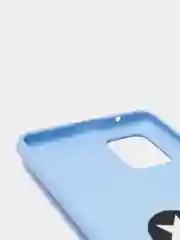 Бирюзовый чехол Samsung Galaxy Note 10 Lite, Самсунг Галакси Нот силиконовый с кольцом-держателем
