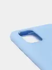 Бирюзовый чехол Samsung Galaxy Note 10 Lite, Самсунг Галакси Нот силиконовый с кольцом-держателем