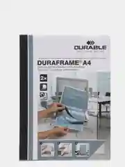 Рамка А4 на самоклеящейся основе Durable "Duraframe", серебро, 2 штуки