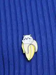 Металлический значок "Banana cat"