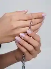 Серебряный двухслойная цепочка