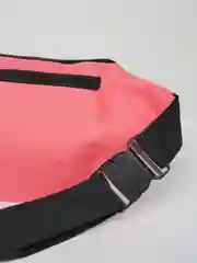 Коралловый сумка поясная с принтом через плечо