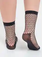 Черный носки женские, сетка