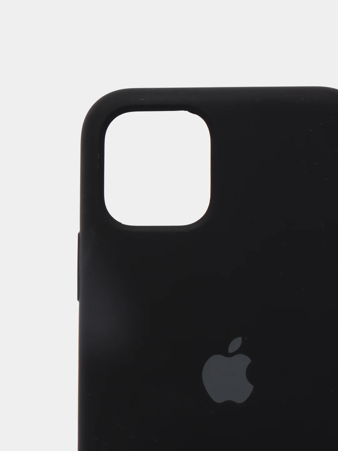 Черный чехол для iPhone 11 Pro 5.8" Silicone Case, закрытый низ с логотипом
