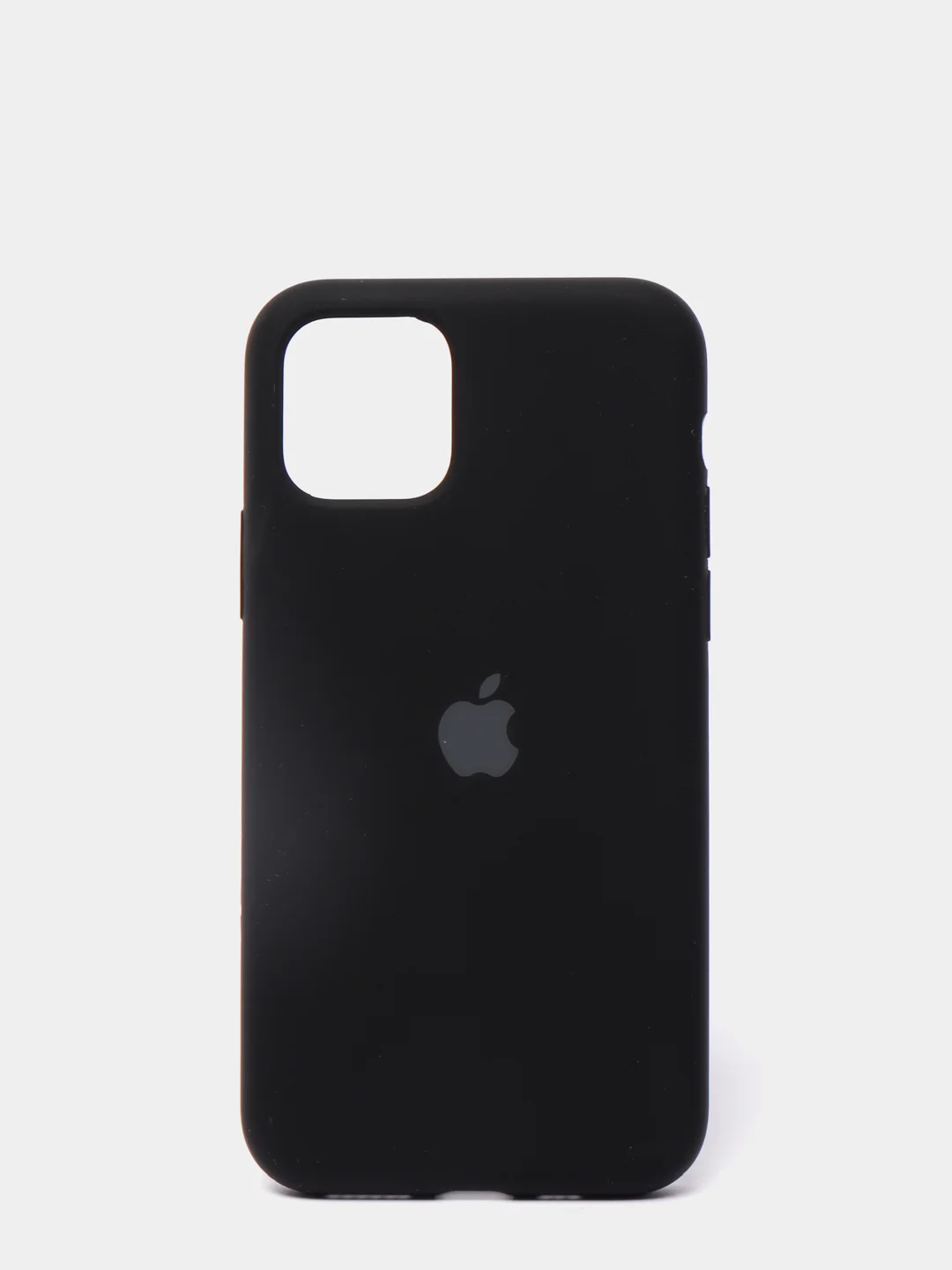 Черный чехол для iPhone 11 Pro 5.8" Silicone Case, закрытый низ с логотипом