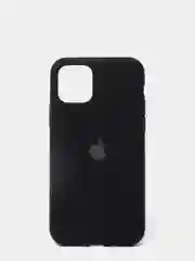 Черный чехол для iPhone 11 Pro 5.8" Silicone Case, закрытый низ с логотипом