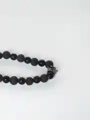 Черный браслеты парные "Корона" "Слон"