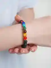 Бирюзовый браслеты парные "Корона" "Слон"