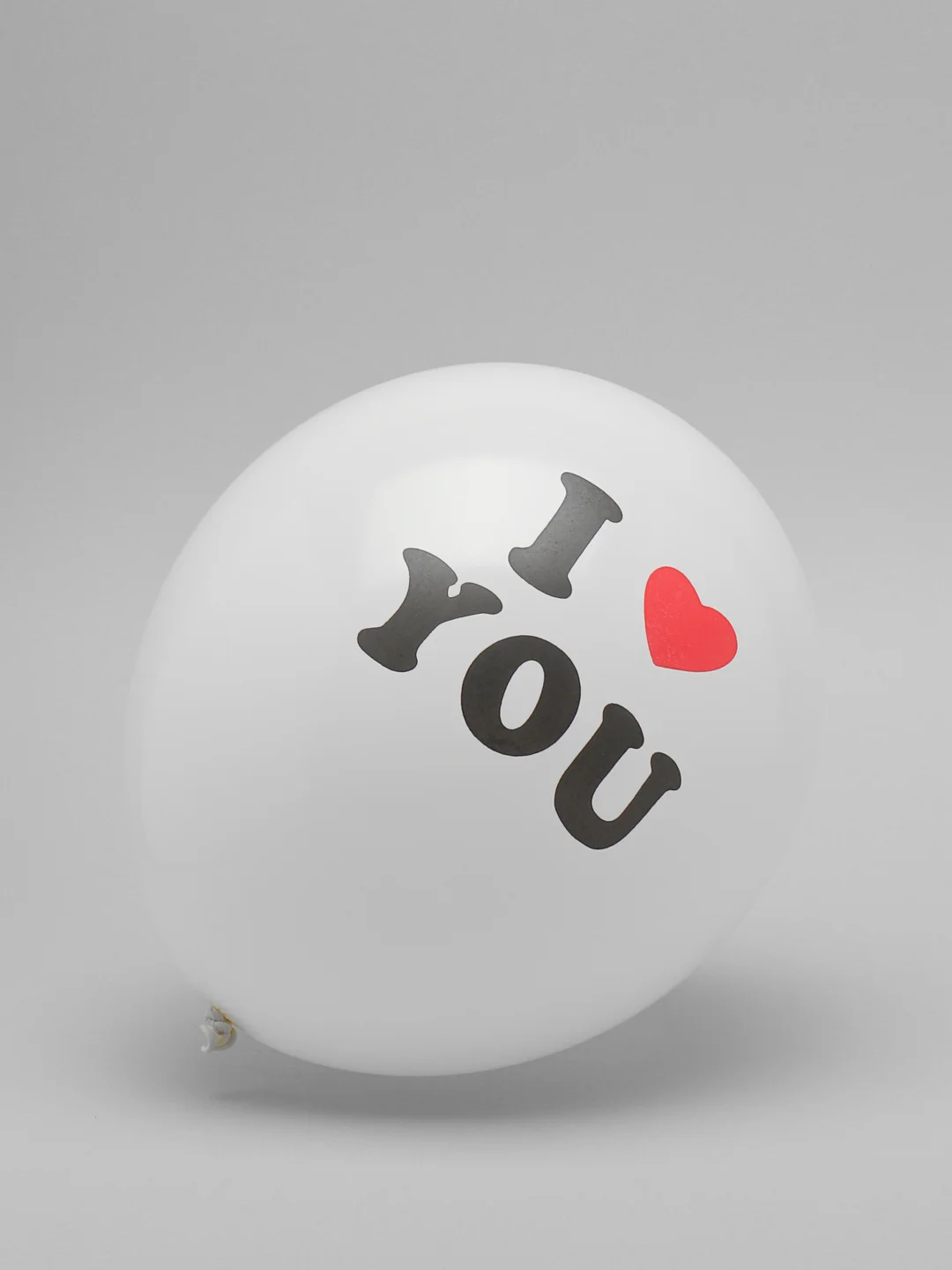 Белый воздушные шары I Love You, 30,5 см