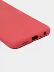 Коралловый чехол на Honor 8X, силиконовый, с бархатной подкладкой