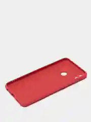 Коралловый чехол на Honor 8X, силиконовый, с бархатной подкладкой