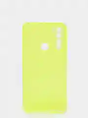 Желтый чехол Xiaomi Redmi Note 8, Note 8 2021, Редми Нот 8 прозрачный плотный неоновый с оттенком