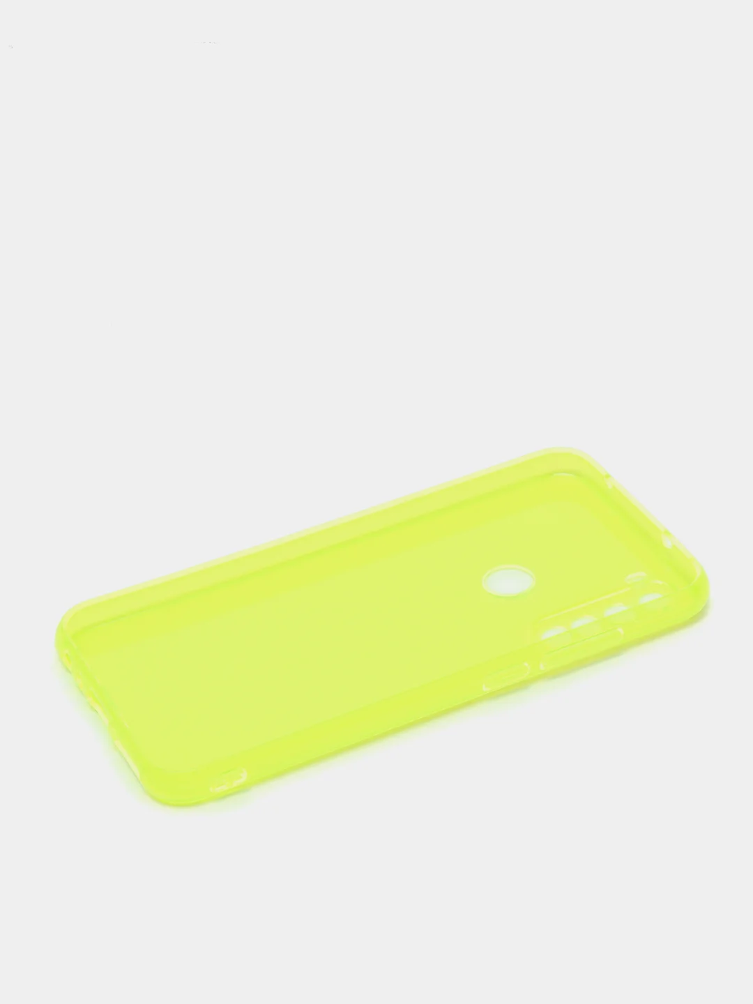 Желтый чехол Xiaomi Redmi Note 8, Note 8 2021, Редми Нот 8 прозрачный плотный неоновый с оттенком