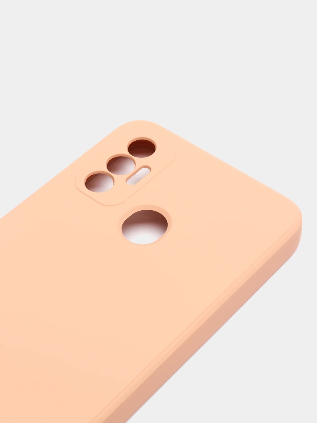 Пудровый чехол с защитой камеры и бархатом внутри TECNO SPARK 7