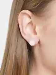 Серьги-гвоздики, с жемчугом