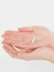 Серьги-гвоздики, с жемчугом