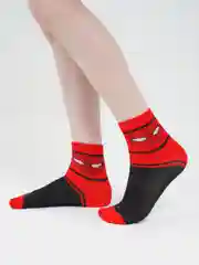 Красный носки детские, хлопковые, с рисунком супергероев, для мальчиков