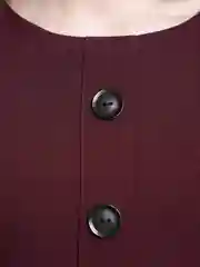 Бордовый платье женское приталенное