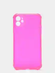 Розовый противоударный чехол для iPhone 11, 12, 13, 13 Pro защита камеры, прозрачный, неоновый