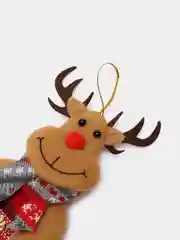 Бежевый украшение-подвеска новогоднее