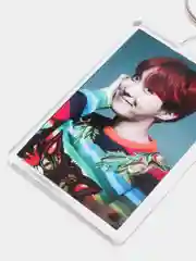 Серый брелоки двусторонние K-pop, акриловые