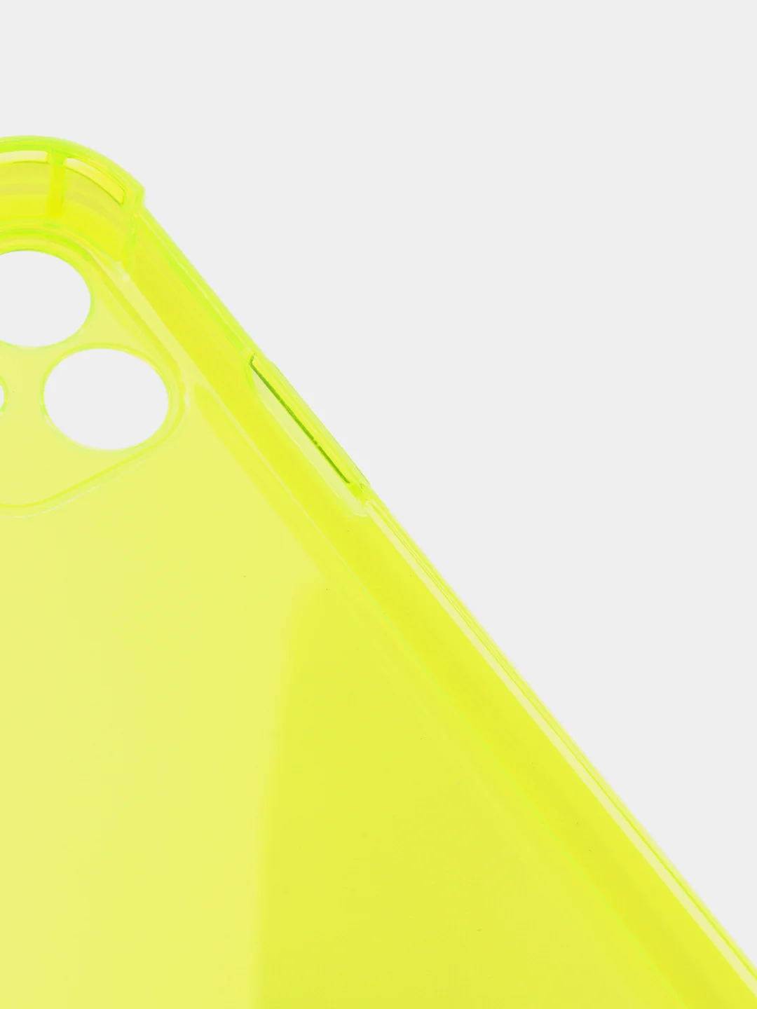 Желтый противоударный чехол для iPhone 11, 12, 13, 13 Pro защита камеры, прозрачный, неоновый