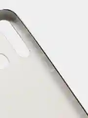 Белый чехол Xiaomi Redmi Note 8 2019/21 цветной, силиконовый, с глянцевой рамкой (Редми Нот 8)