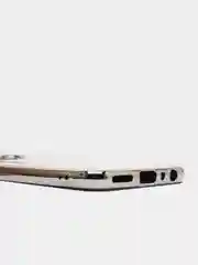Белый чехол Xiaomi Redmi Note 8 2019/21 цветной, силиконовый, с глянцевой рамкой (Редми Нот 8)