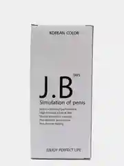 Черный фаллоимитатор с присоской J.B, 20 см