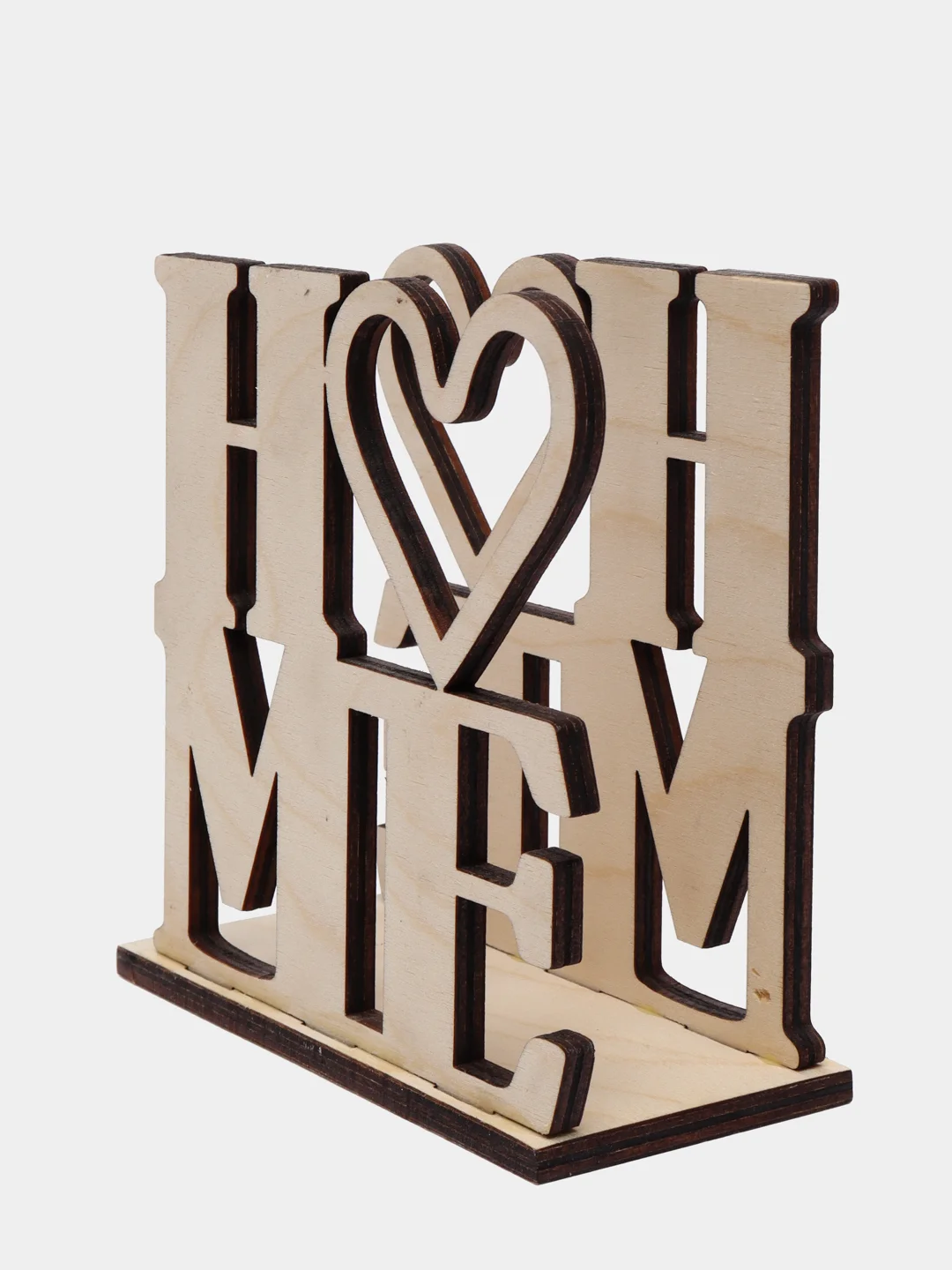 Бежевый салфетница "Home"