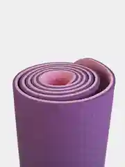 Фиолетовый коврик для йоги 183  61  0,8 см, двухцветный